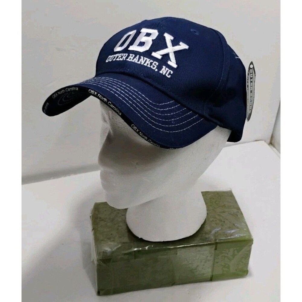 OBX Outer Banks North Carolina NC Islands Hat Cap Blue UNISEX Adult
